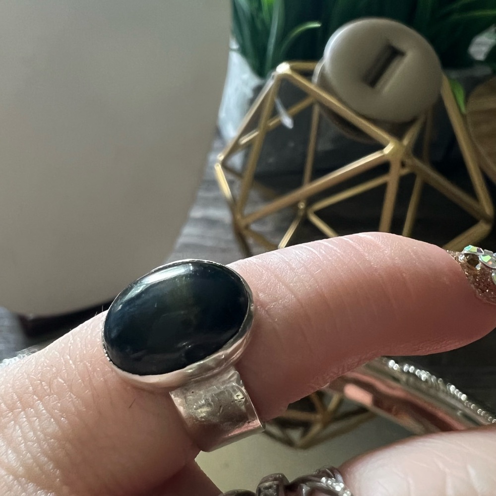 Sterling Silver Onyx Ring